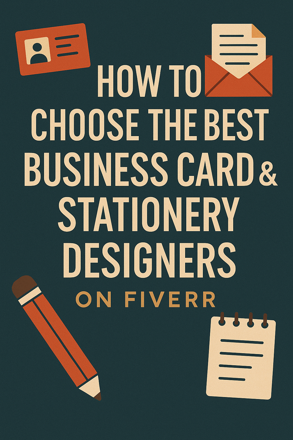 How to Choose the Best Business Card & Stationery Designers on Fiverr